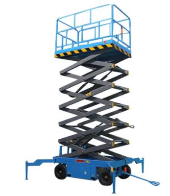 China Top quality 4m -18m hydraulic trailing mobile scissor lift for warehouse maintenance for sale