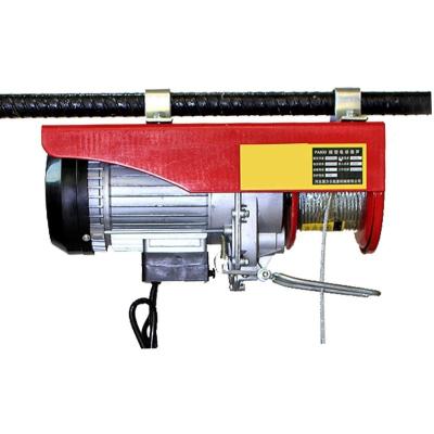 China AC220V 30-1000kg Electric Cable Winch Small Crane Hoist Handle Control  Wire Rope for sale