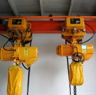 중국 customized 0.5 1 2 3 5 10 20 ton electric chain hoist used on workshop for sale 판매용