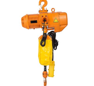 Κίνα Cheap fixed type Powered Trolley Hoist 220v 1.5 2 5 ton electric lifting chain  price προς πώληση