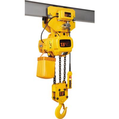 China High efficiency 0.5T 1T 2T 3T 5T 7.5T 10T electric chain pulley block hoist with competitive price en venta