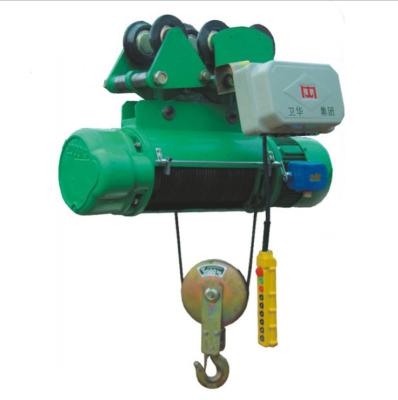 China 2 ton electric hoist with hook 1/3 phase 200-460v with two lifting speed for sale