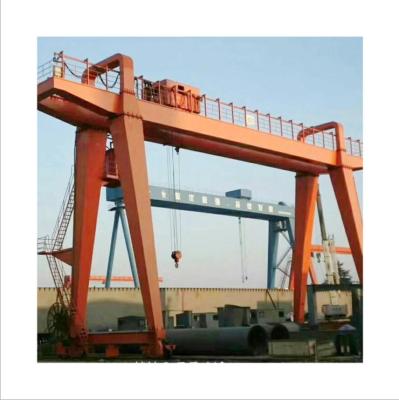 China 50t span Single Beam Gantry Crane height 15m double price marking for sale