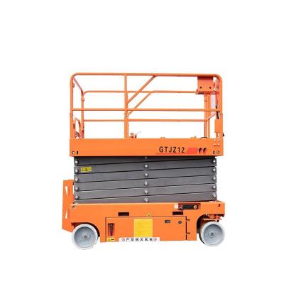 China Mobile electric small hydraulic scissor lifting equipment for sale