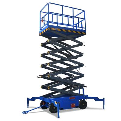 China Chinese professional manufacturer 8m 10m 12m 16m towable aerial electric hydraulic scissor lift for sale