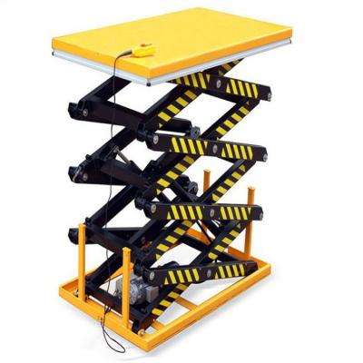 China Good price Self Propelled Scissor Lift electric table heavy duty hydraulic elevator for sale