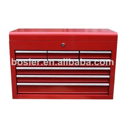 China Dustprooof Waterproof Shockproof Tool Box Upper Half 9 Draws Tool Chest Storage Cabinet Trackball Supporting Runners for sale