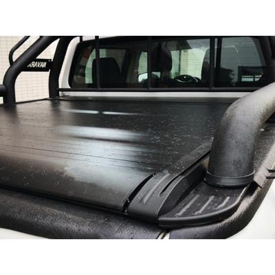 China Custom High Quality Pickup Truck Accessories Aluminum Alloy Manufacturer Car Roll-Up Tonneau Cover for sale