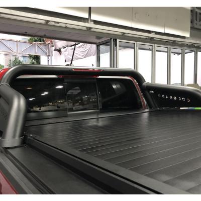 China Factory Wholesale Waterproof Aluminum Truck Roll-Up Tonneau Cover For Different Models for sale