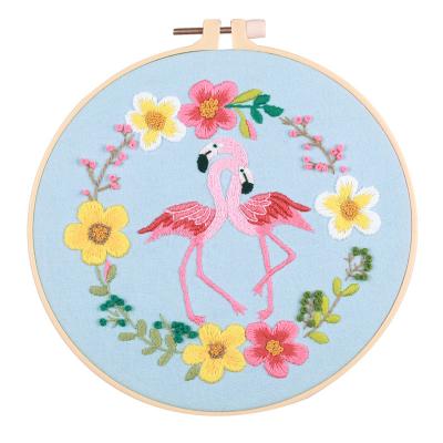 China DIY Kit Anime Sewing Embroidery China Cute Birds Flower Pattern Needlework For Beginner, Embroidery Kit Bird for sale