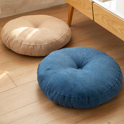 China Anti-pulling hot sale polyester chair canvas cushion cushions tatami cushion living room floor mat for sale