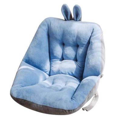 China Hot Selling Anti-pull Office Comfortable Crystal Fleece Chair Cushion Partially Enclosed Cushion for sale