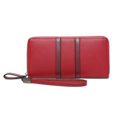 China OEM Multi-Function Zipper MIYIN Clutch Wallet Fashion Multi-Card Long Card Holder Clamp PU Leather Wallet Women Wholesale for sale