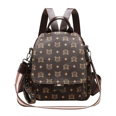 China Custom Copy Mini Ladies Backpack MIYIN Messenger Shoulder Bag Multifunctional Leather Fashion Retro Backpack for sale