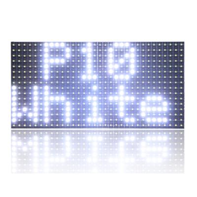 China 2020 wholesale price free shipping SMD LED display p10 indoor outdoor white color store window led text sign moving module 320*160 mm SI for sale