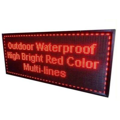 China 10pcs outdoor smd module p10 320*160mm+1pcs 5v 40a power supply+1 pc single color red led controller board led screen diy kit for sale