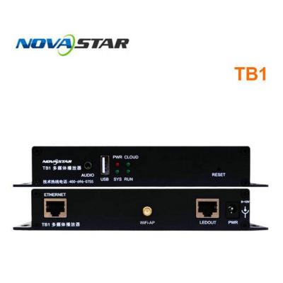 China Novastar media player indoor and outdoor video processor led screen receiving sending card wifi controller nova tb1 for sale