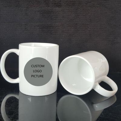 China Viable Manufacturer 11oz Sublimation Masks Ceramic Coffee Mug Logo Blank Ceramic Mug Custom Made for sale