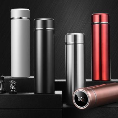 China Sustainable 316 Stainless Steel Thermo Flask Smart Water Bottle Insulated Vacuum Thermos Flask Water Drink Bottle for sale