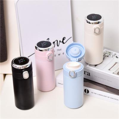 China Viable Smart Thermos Mug Stainless Steel Pea Cup Led Temperature Display Led Temperature Display Water Bottle Vacuum Cup for sale