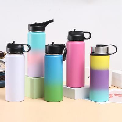 China OEM Sustainable Double Wall Stainless Steel Water Bottle Vacuum Flask Vacuum Insulated Double Wall Stainless Steel Water Bottle for sale