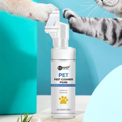 China Viable Wholesale Waterless Silicone Paw Brush Paw Shampoo Pet Maker Cleaning Foam for sale