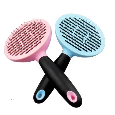 China Viable Hot Selling High Quality Pet Brush Stainless Steel Dogs Deshedding Cats Comb Dog Grooming Tools for sale