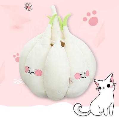 China Sustainable Garlic Train Cute Fluffy Comfortable Soothing Dog Cats Bed Soothing for sale