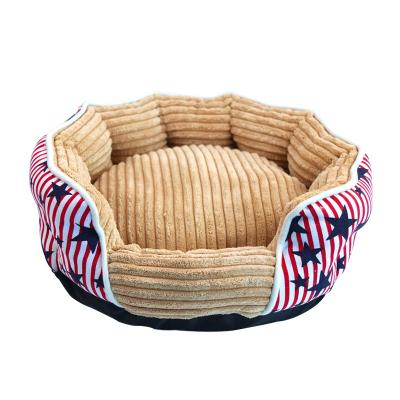 China Sustainable Pet Supplies Wholesale Washable Winter Products Dog Bed Warm Pet Shop Pet Nest Cats Bed for sale