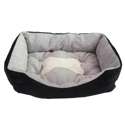 China High Quality Custom Washable Luxury Dog Bed OEM LOGO Dog Calming Bed Viable Wholesale Dropshipping for sale