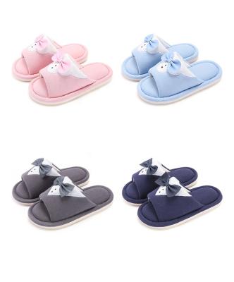 China New Design Autumn And Winter Indoor Non Slip Kids Cotton Breathable Soft Bottom Home Cute Slippers for sale