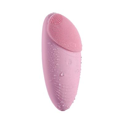 China New Design Acne Treatment Silicon Face Wash Brush Electric Facial Cleanser Face Cleaning Brush for sale