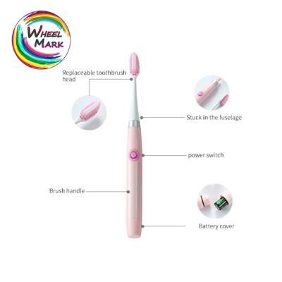 China Wheelmark Battery Operated Teeth Whitening Sonic Rechargeable Electric Tooth Brush Electric Toothbrush for sale