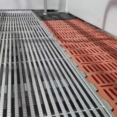 China Triangular Hog House Pig Floor Sow Flooring Steel Slat Flooring For Sows Pavers for sale