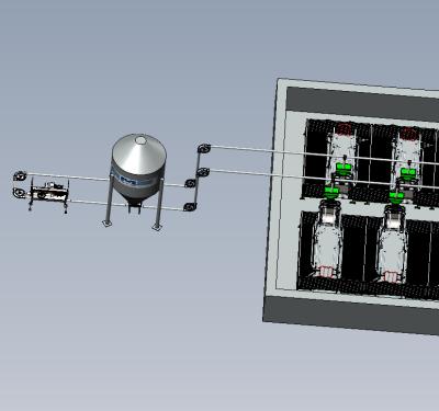 China Pig Farm Chicken Farm Automatic Feeding System Chain Disc Feeding System Pig Driver for sale