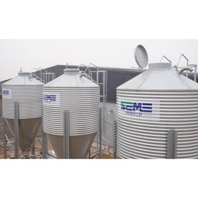 China Automatic feeding system factory direct sale feed bin pig farm equipment silo automatic feeding system feed bin fodder silo for sale