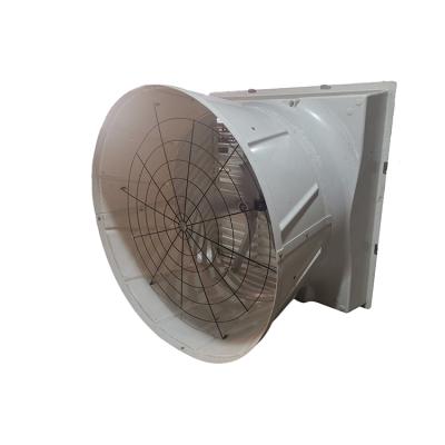 China Farms Factory Directly Supply Wall Mounted Frp Cone Exhaust Fan For Poultry Farm Ventilation for sale