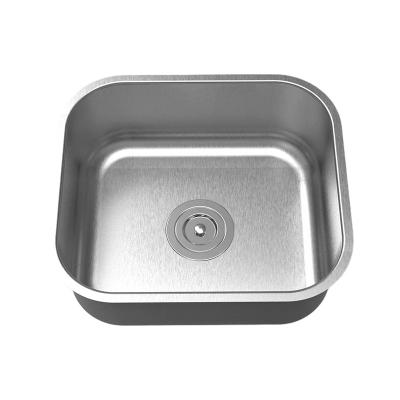 China Without Faucet CUPC SS 304 Stainless Steel Rectangular Single Mini Small Kitchen Sinks Bowl RV Motorhome Bar Basin Undermount Sink for sale