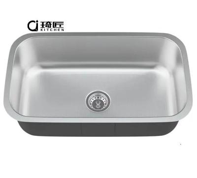 China Without Undermount 304 Stainless Steel Single Bowl Kitchen Sink Faucet Hot Sale 31