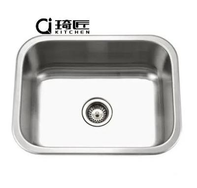 China Without Faucet Hot Sale Top-mount Single-bowl Kitchen Sink for sale