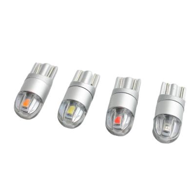 China Lighting T10 LED 12V Car Marker Light 2 SMD 3030 Lamp W5W WY5W 2SMD Parking Bulb Wedge Warning Dome Light Auto Styling for sale