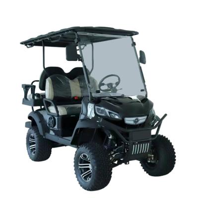 China Off Road Golf Cart 4 Wheels Disc Brake Electric Waterproof Speaker Blueteeth Music Lifted 4 Seater Electric Golf Cart Club Car 23*10.5-12 for sale