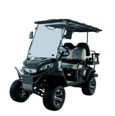 China Waterproof Mini Off Road Electric Cart 4 Wheels Disc Brake Speaker Blueteeth Music Raised 4 Seater Electric Golf Cart Club Car 23*10.5-12 for sale