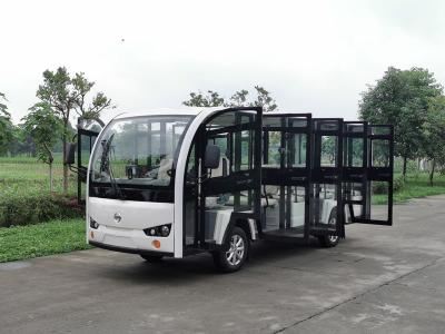 China Best 14seats electric guided car for hotel and resorts transportation service safe amount 20%/Max Climbing: 35% for sale