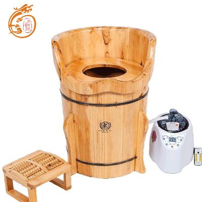 China Wholesale Vaginal Clean Yoni Sauna Spa Seat Steamer Bucket Chair Wooden Sanitary Yoni Smooth Vaginal Wooden Items for sale