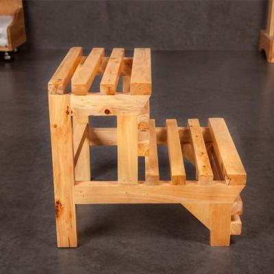 China Portable Cheap High Quality Wooden Kitchen Furniture Step Stool Child Indoor Dressroom for sale