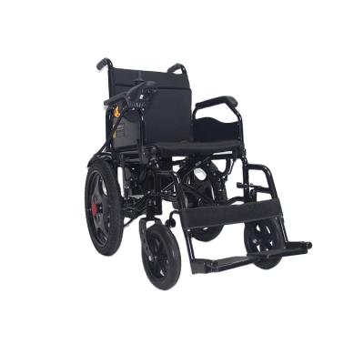 China Steel/aluminum frame is available luxury aluminum lightweight power footrest folding electric wheelchair with ce for sale