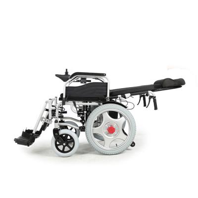 China electric wheelchair big wheel sale 22 inch high backrest foldable wheelchairs in Kuwait 100kg for sale