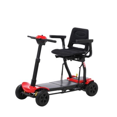 China Topmedi 2021 wholesale aluminum alloy lightweight automatic foldable mobiltiy scooter for sale