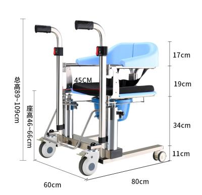 China hydraulic wheelchair lift for stairs rehabilitation supplies multifunctional handicap chair lift price 150kgs/300lbs for sale